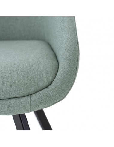 Silla de diseño JENNA tejido tapir y patas de...