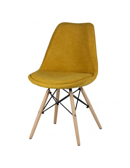 SILLA NORDICA LINDY, madera, tela