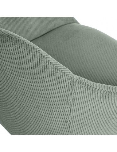 Silla de comedor MACIE, tejido pana menta.