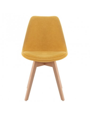 Cadeira Milena com pés de madeira, estrutura...