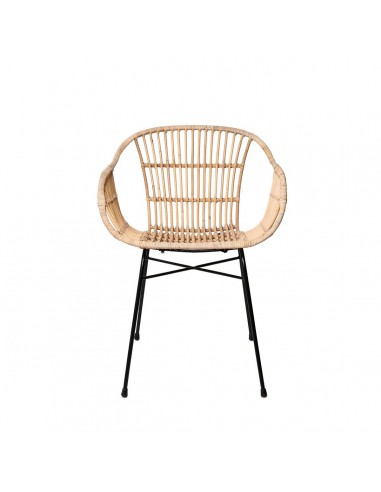 Cadeira design Nancy com braços em estrutura de...