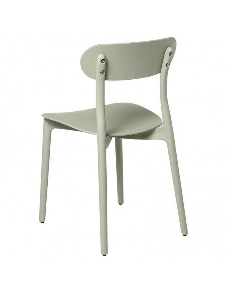 Silla de cocina GRETA en polipropileno color menta.