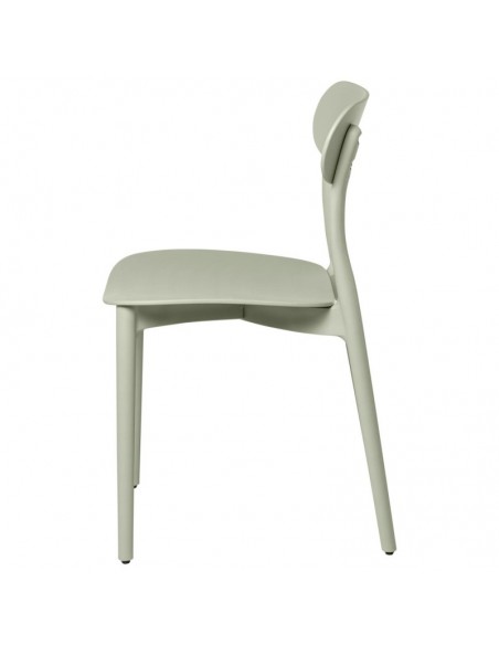 Silla de cocina GRETA en polipropileno color menta.