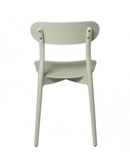 Silla de cocina GRETA en polipropileno color menta.
