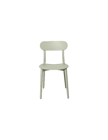 Silla de cocina GRETA en polipropileno color menta.
