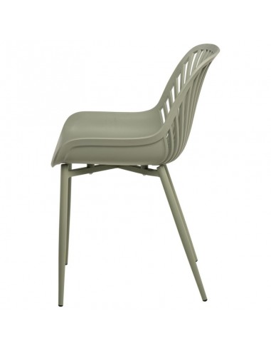 Silla de cocina RANIA, polipropileno y metal menta