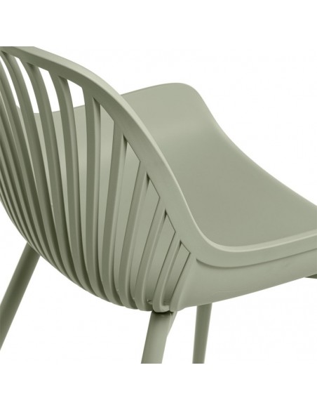 Silla de cocina RANIA, polipropileno y metal menta