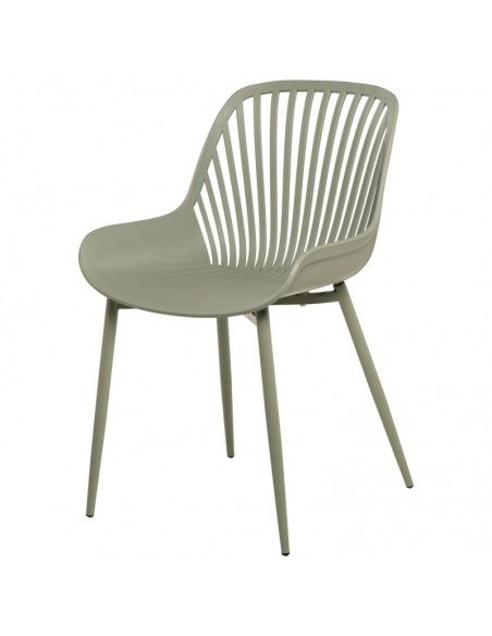 Silla de cocina RANIA, polipropileno y metal menta