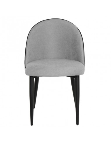 Silla de comedor SLOANE, tapizada color gris...