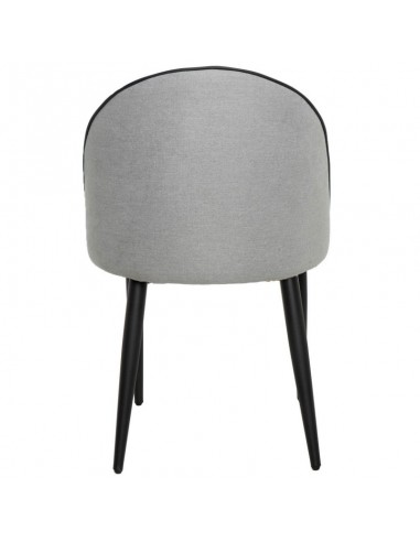 Silla de comedor SLOANE, tapizada color gris...