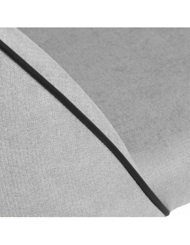 Cadeira de jantar SLOANE, estofada cinza claro...