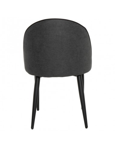 Silla de comedor SLOANE, tapizada color gris...