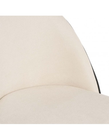 Silla de comedor SLOANE, tapizada color beige...