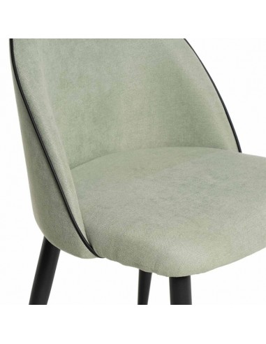 Cadeira de jantar SLOANE, estofada menta com...