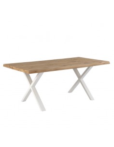 Mesa design industrial CORINE 140 x 90 cm, carvalho,... 2