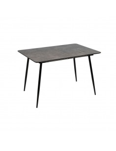 Mesa de cozinha extensível EILIF 120 (160) x 75, metal...