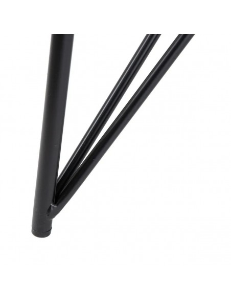 Mesa de cristaI NGUN 140 x 75, metal e madeira de faia