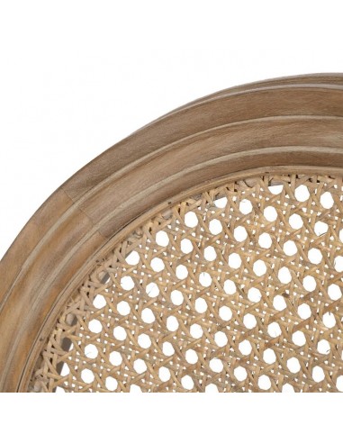 Silla medallón GAZARA, madera en blanco...