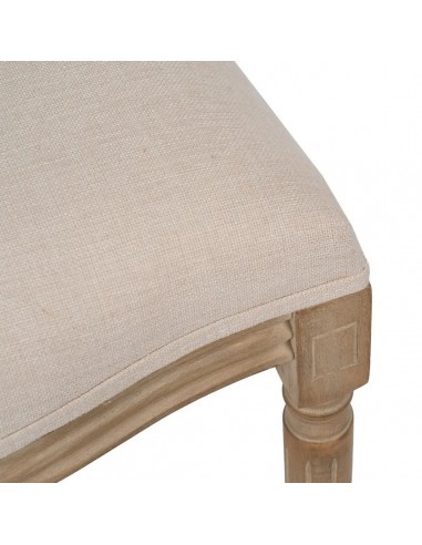 Silla medallón GAZARA, madera en blanco...