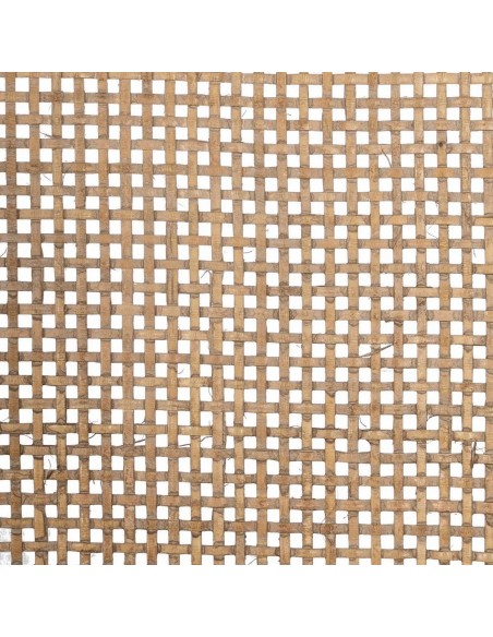 Silla colonial GAZARAL, madera en blanco cepillado y ratan