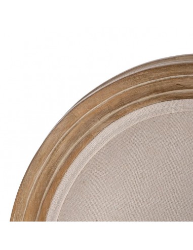 Silla medallón GAZARA, madera en blanco...