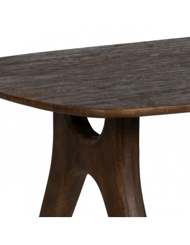 Mesa colonial ovalada MAILEN 200 x 100, madera...