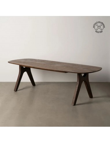 Mesa colonial ovalada MAILEN 260 x 100, madera...