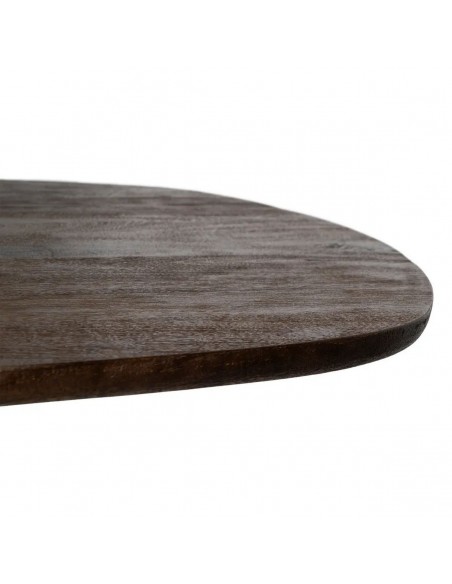 Mesa colonial oval Mailen 260 x 100, madeira de manga escura