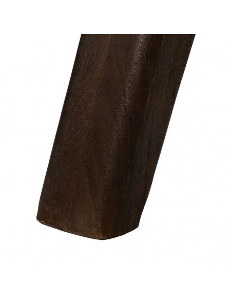 Mesa colonial ovalada MAILEN 260 x 100, madera de mango oscuro