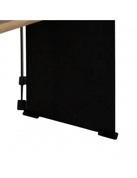 Mesa LITTO 190 x 90 de madera de mango y patas de metal