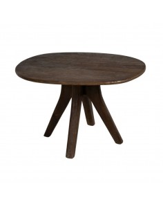 Mesa ovalada colonial MAILEN 120 x 106, madera de mango...