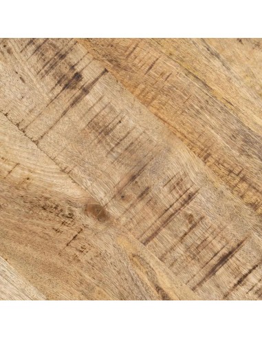 Mesa redonda madera mango Argo 120, pies metal...