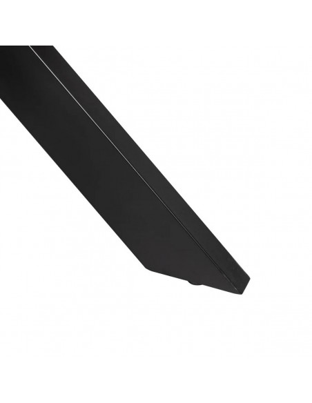 Mesa redonda madera mango Argo 120, pies metal negro.