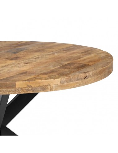 Mesa redonda Argo 140 madera de mango y patas...
