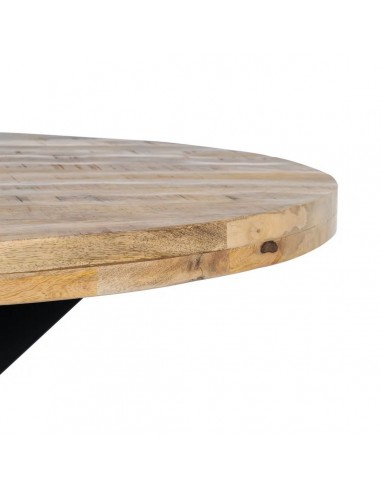 Mesa redonda Argo 130 en madera de mango y pies...