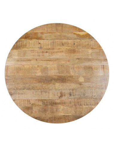 Mesa redonda Argo 150 en madera de mango y...