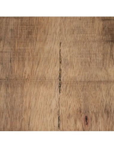 Mesa cuadrada Argo 130, madera de mango y metal...