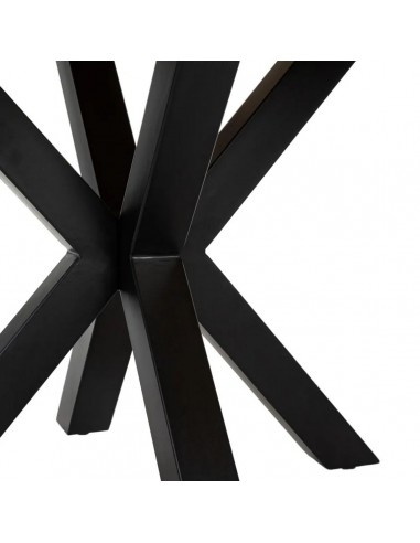 Mesa cuadrada Argo de 130 cm, madeira de manga...