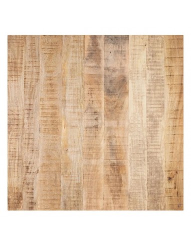 Mesa cuadrada Argo 130, madera de mango natural...
