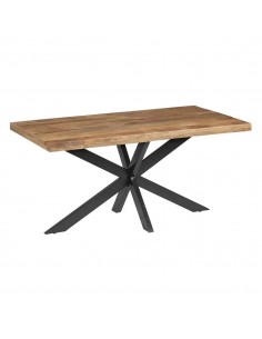 Mesa diseño Argot 160 x 90, madera de mango natural y...
