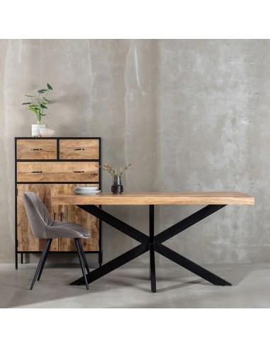 Mesa diseño Argot 180 x 90, madera de mango...