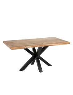 Mesa diseño Argo 160 x 90, madera de acacia natural y...