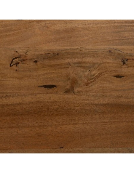 Mesa 10 personas ALAIA 300 x 100, madera de acacia y pies de acero negro