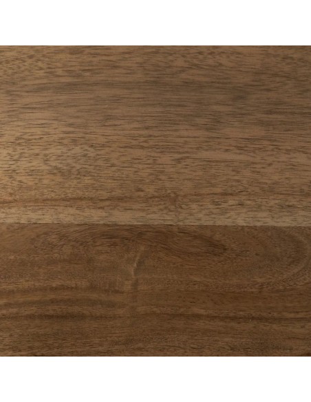 Mesa familiar ALAIA 220 x 100 de madera maciza y acero negro