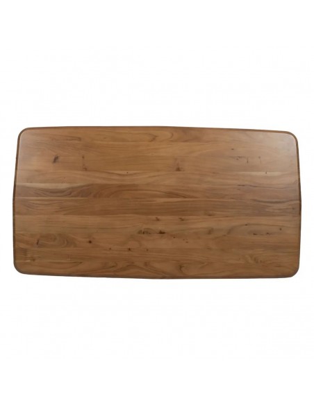 Mesa NEALY 170 x 90, madera de acacia y pies de metal negro
