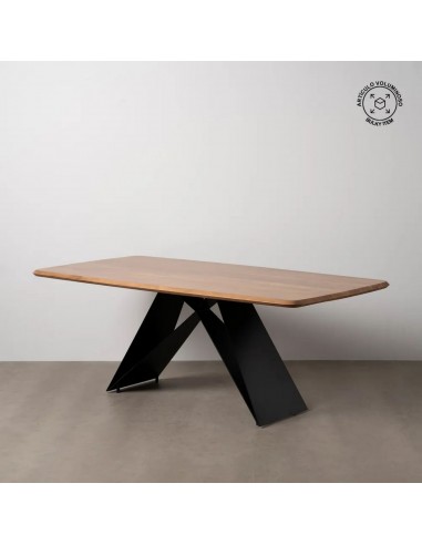 Mesa NEALY 200 x 100 em madeira de acácia e pés...