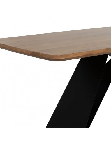 Mesa NEALY 200 x 100 de madera de acacia y...