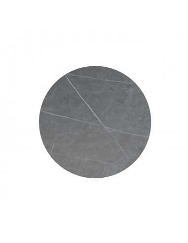 Mesa redonda Argo de porcelânico cinza de 100...
