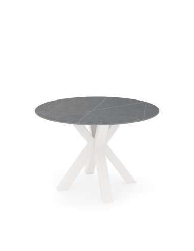 Mesa redonda Argo de porcelânico gris de 120...