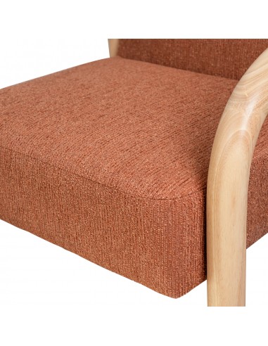 Poltrona JAPANDI DOROTHY em madeira natural e...